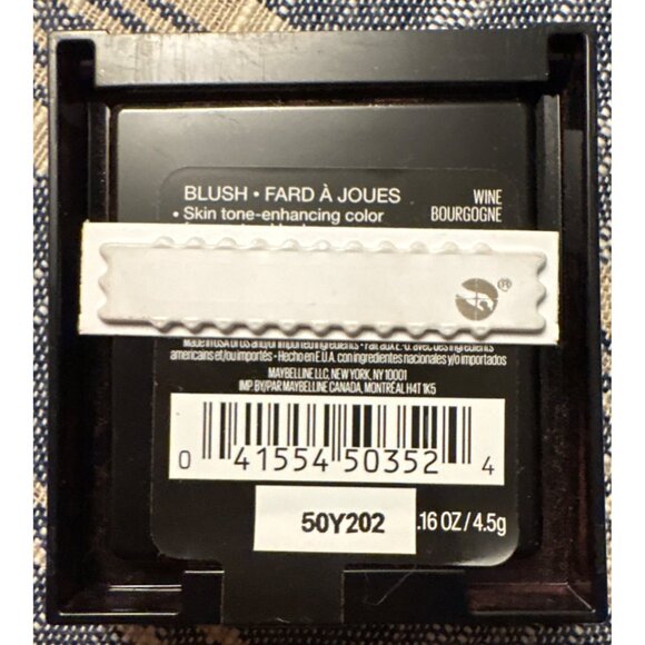 Maybelline Fit Me Blush Wine 50 Skin Tone-Enhancing Color .16 Oz Compact - Picture 2 of 3